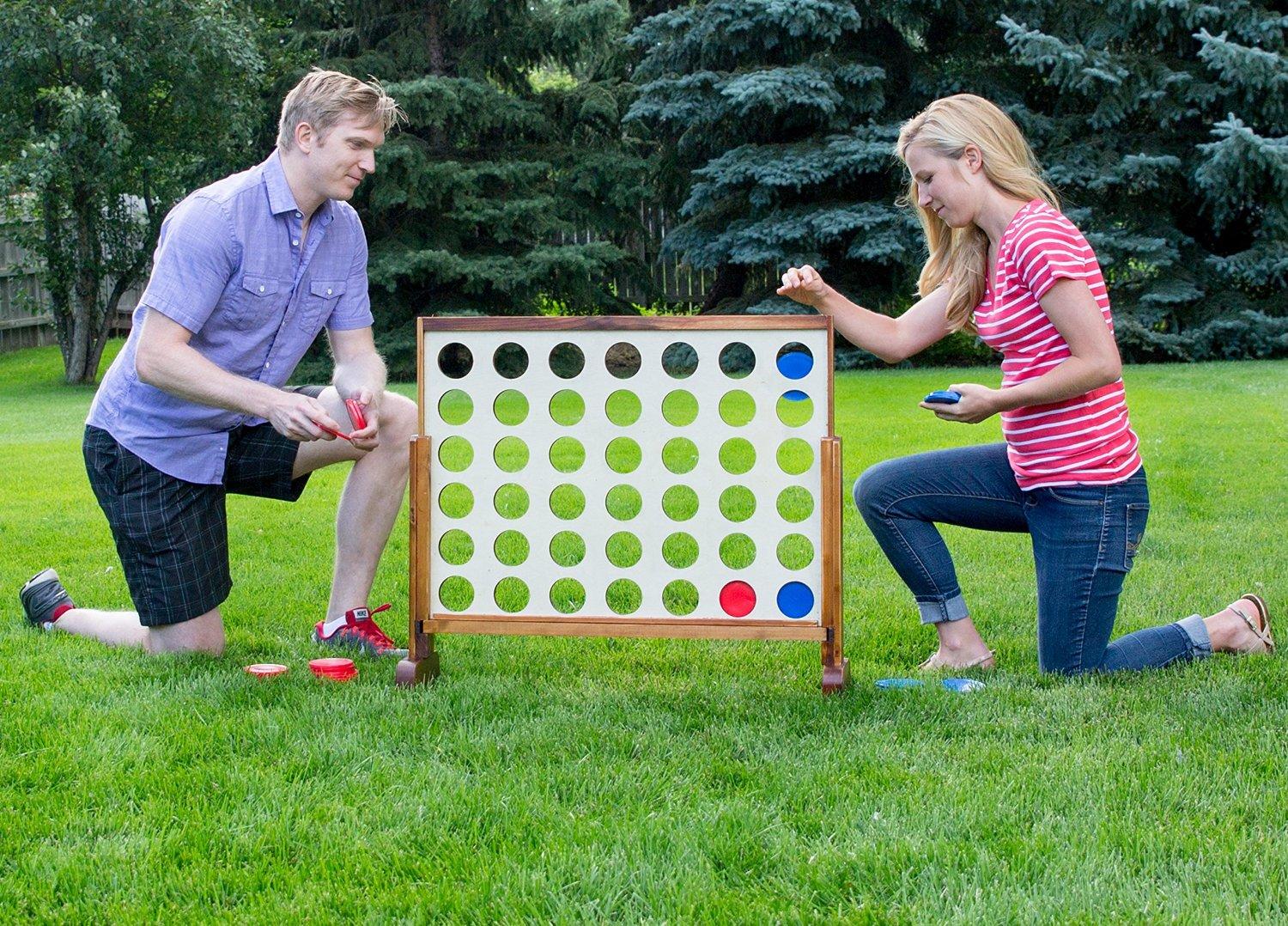 Giant Connect 4 Outdoor Game Rental Denver Co
